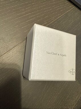 Van Cleef & Arpels Shimmering White Jewelry BOXES ONLY